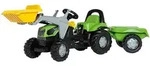 Rolly Toys&reg; Trettraktor rollyKid Deutz-Fahr 5115 G TB mit Anh&auml;nger und Frontlader,