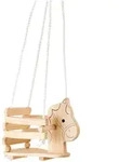 small foot Schaukel Pferd aus Holz, natur