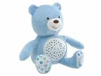 Chicco Kuscheltier Baby Bär mit Lichtprojektion, hellblau