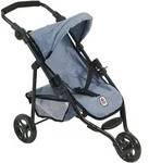 Bayer Chic Puppen-Jogging-Buggy Lola, blau