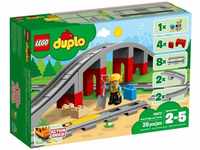 Lego Duplo 10872 Eisenbahnbrücke und Schienen