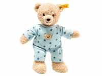 Steiff Teddybär Baby Teddy and Me mit Schlafanzug 25cm, blau