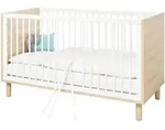 Pinolino Babybett Flow 70x140 cm, weiss