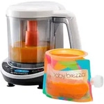 babybrezza Babynahrungszubereiter Food Maker Deluxe, schwarz | weiss