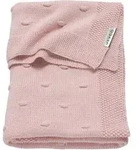 Meyco Baby Babydecke Knots gestrickt 75x100 cm 1.0 TOG, rosa