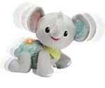 Vtech VTech Baby Stoffspielzeug Krabbel-mit-mir-Elefant, grau