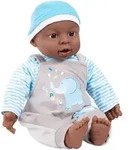 Bayer Design Puppe Brooky Boy 40cm, hellblau