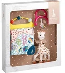 Sophie la girafe Geschenkset mit Greifling aus Naturkautschuk, Rassel &...