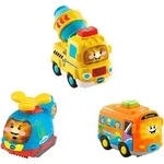 Vtech TUT BABY FLITZER Fahrzeuge 3er Set (Reisebus, Helikopter, Betonmischer),