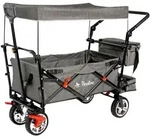 Pinolino Klappbollerwagen AddPlus mit Bremse, grau