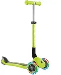 Globber Scooter Junior mit Leuchtrollen, gruen
