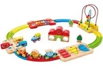 Hape Eisenbahnset Regenbogen-Puzzle, mehrfarbig