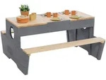 MUDDY BUDDY&reg; Outdoor Spieltisch und Sitzgarnitur Creator, grau