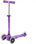 micro Scooter mini deluxe LED, lila