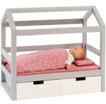 MUSTERKIND Puppen-Hausbett Viola, grau