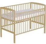 Schardt Beistellbett Micky Plus 60x120 cm f&uuml;r Boxspringbetten, natur