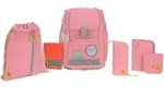 L&auml;ssig Schulranzen-Set Boxy Unique 7-tlg., pink