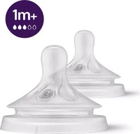Philips Avent SCY963/02, Philips Avent 2er-Pack Natural Response Sauger, Silikon,