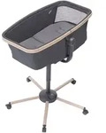 Maxi-Cosi Stubenwagen, Hochstuhl und Liegesessel Alba, grau