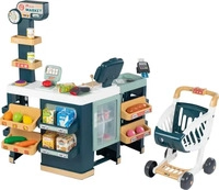 Smoby Kaufladen Maxi-Supermarkt mit Einkaufswagen, mehrfarbig