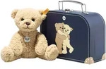 Steiff Kuscheltier Teddyb&auml;r Ben 21 cm im Koffer, beige