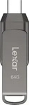 LEXAR USB-Stick Jumpdrive D400 64GB Type C/A USB3.1