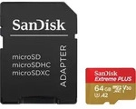 SANDISK Micro SDXC-Card 64GB (200MB/s) mit SD Adapter