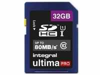 INTEGRAL SDHC-Card 32GB Ultima Pro (80MB/s) (Class 10)