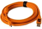 TETHER TOOLS USB 2.0/USB Mini-B Kabel 4.5m orange