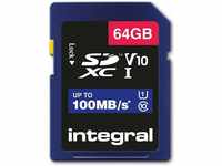 INTEGRAL SDXC-Card Ultima Pro U1 64GB (100MB/s) (Class10)