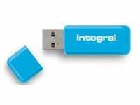 INTEGRAL USB-Stick 2.0 32GB Neon blau