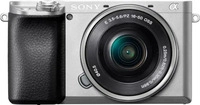 SONY Alpha 6100 Kit mit 16-50mm PZ silber (mit Zugabe)