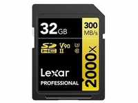LEXAR SDHC-Card 32GB Professional UHS-II (2000x)