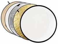 CARUBA Faltreflektor 5 in 1 80cm (Gold/Silver/Sun/White/Translucent)