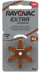 RAYOVAC H&ouml;rger&auml;tebatterie Extra Advanced 312 (6 St.)