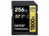 LEXAR SDXC-Card 256GB Professional UHS-II (1800x) V60 Gold