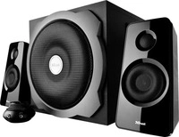 TRUST 19019, TRUST Tytan 2.1 Subwoofer Speaker Set, schwarz