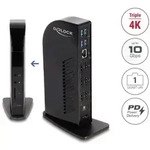 Delock USB Type-CTM Triple Display Dockingstation mit DisplayLink&reg; 4K / USB Hub /