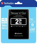 Verbatim 53177, Verbatim Store 'n' Go Portable 2TB Schwarz Externe Festplatte, USB