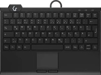 KeySonic 60948, Keysonic KSK-5210ELU Mini Tastatur, Kabelgebunden Integriertes