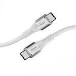 Intenso USB-Kabel C315C Nylon 1,5m wei&szlig;, USB-C Anschluss - unterst&uuml;tzt Schnelladen