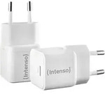 Intenso Power Adapter W30C GaN-Netzteil, Doppelpack 30 Watt Leistung, USB-C-Anschluss