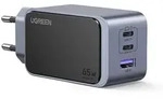 UGREEN Nexode X553 65W 3-Port GaN Fast Charger 2x USB-C 1x USB-A