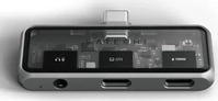 Satechi ST-HXRAJM, Satechi USB-C PD Mobile XR Hub & 3.5mm Audio space grey