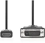 NEDIS HDMITM -Kabel | HDMITM Stecker | DVI-D 24+1-Pin Stecker | 1080p | Vernickelt 