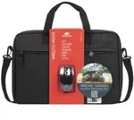 Rivacase BUNDLE 06 / 8038 Notebooktasche 15.6" + Wireless Maus, schwarz