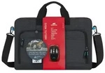 RivaCase Regent 8058 - Notebook-Tasche 17,3 Zoll & Maus, schwarz