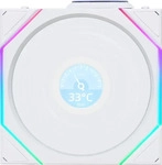 Lian Li 12TLLCD1W1W, Lian Li UNI FAN TL120 LCD Wireless White | Geh&auml;usel&uuml;fter