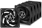 ARCTIC P8 Silent Black 5er-Pack | Geh&auml;usel&uuml;fter