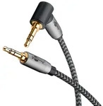 Goobay Plus Audioverbindungskabel 3,5mm Stereo, 90&deg;, 0.5m